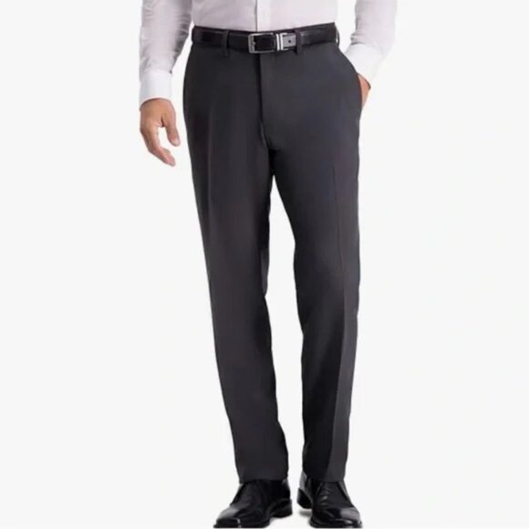 Kenneth Cole Reaction Heather Slim Fit Dress Pant Grey Size 34x34 - Picture 1 of 5